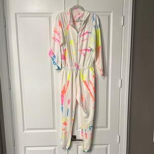 Lezat Colorful Splatter Jumpsuit